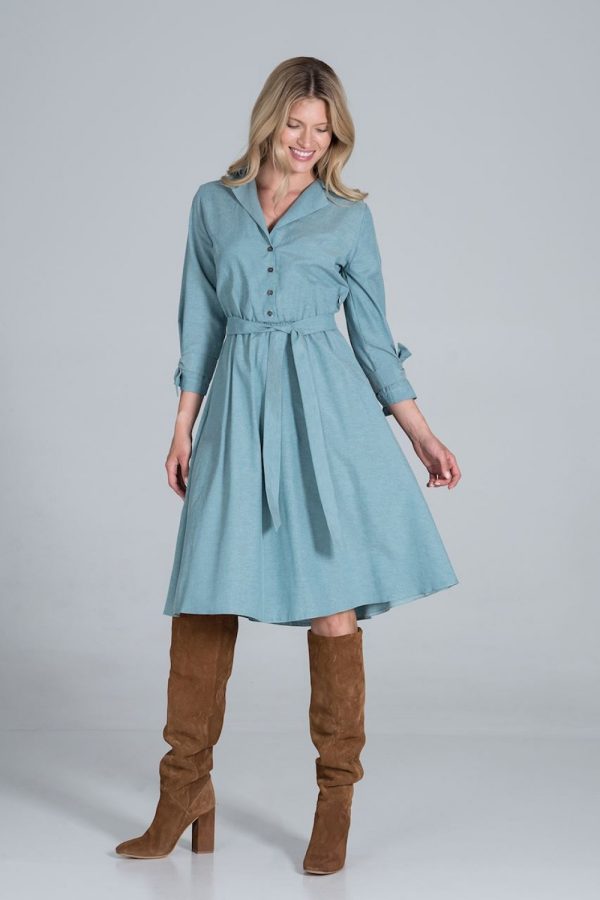 green Daydress model 157463 Figl