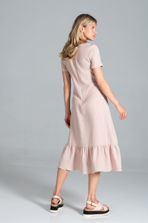 beige Daydress model 157507 Figl