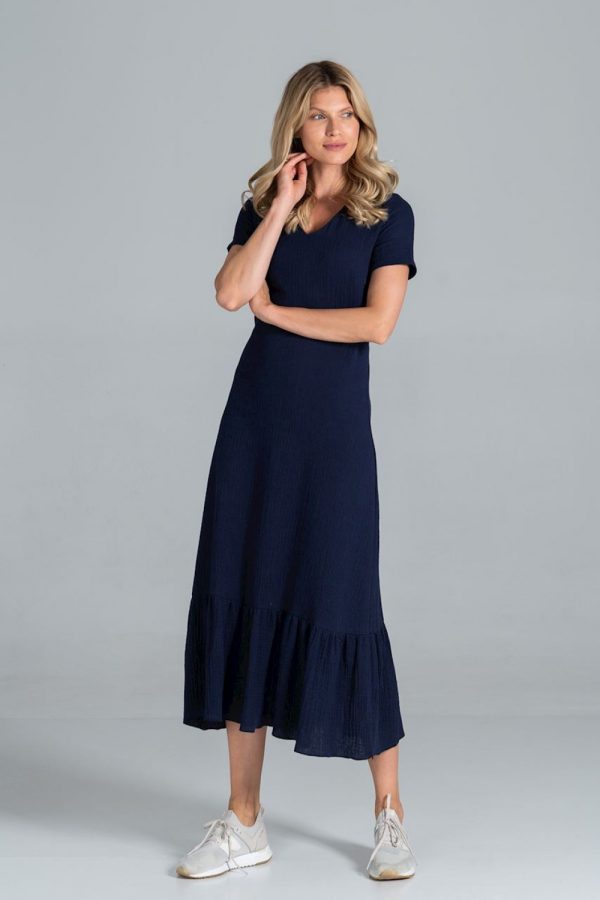 navy blue Daydress model 157508 Figl