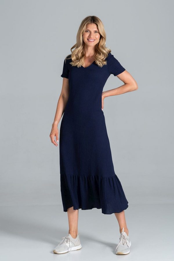 navy blue Daydress model 157508 Figl