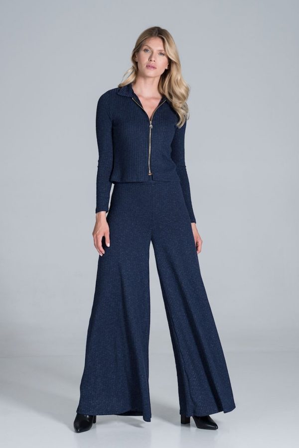 navy blue Blouse model 157525 Figl
