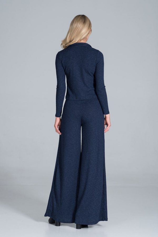 navy blue Blouse model 157525 Figl