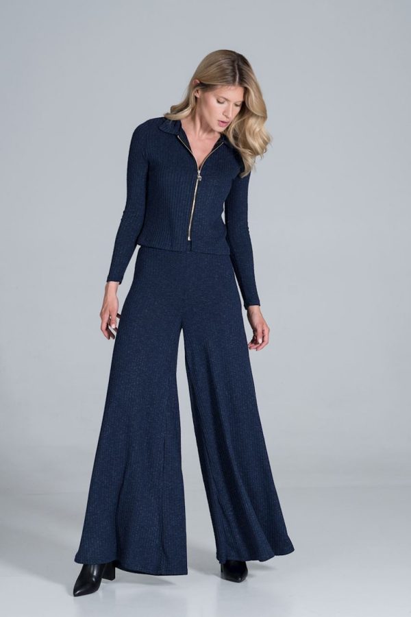 navy blue Blouse model 157525 Figl