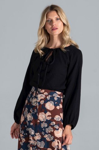 913977 black Blouse model 157551 Figl