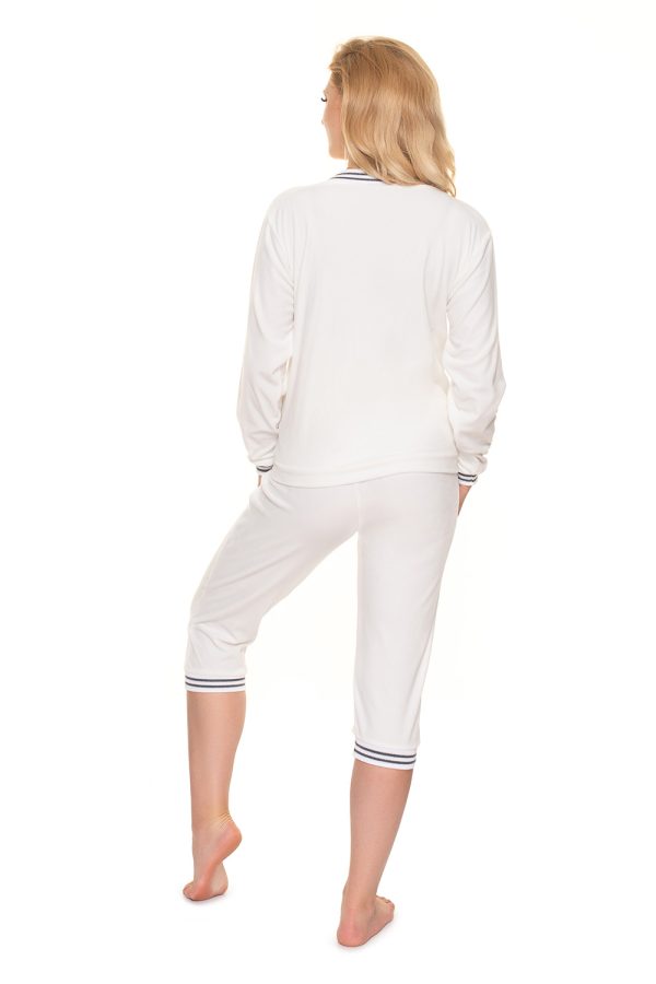 Beige Maternity Set in Maternity Trousers with Polyester