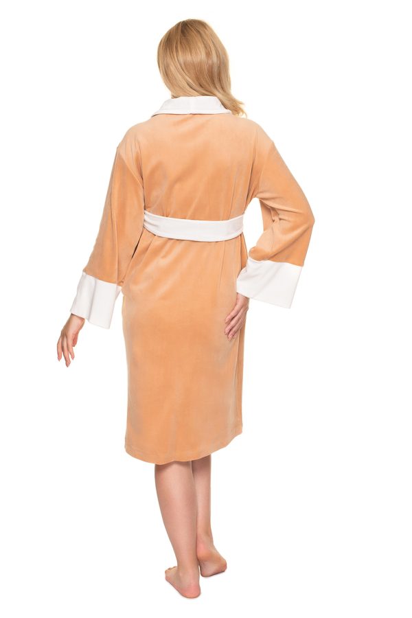 beige Bathrobe model 157711 PeeKaBoo
