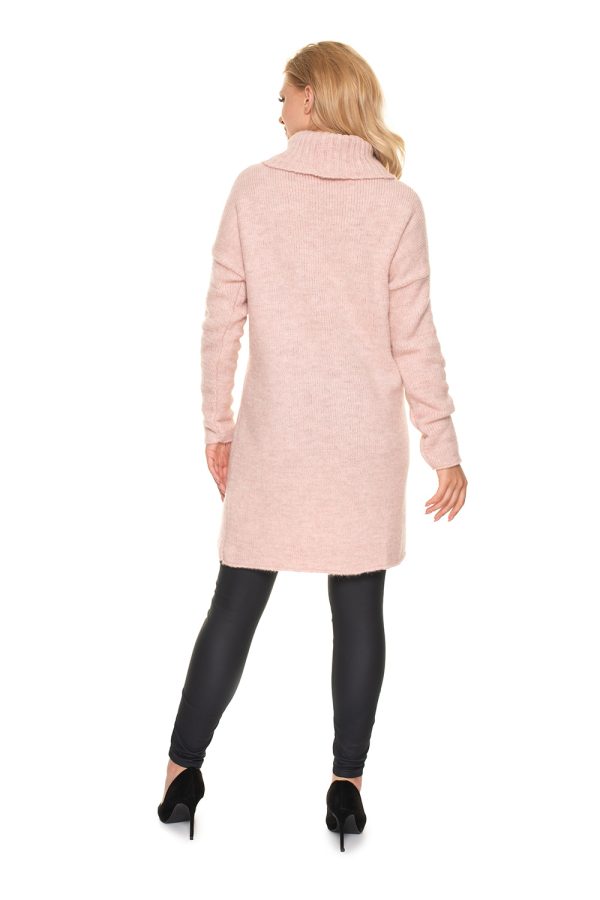 Pink Pregnancy Sweater in Sweter Ciążowy with Acrylic, Polyamide, Polyester and Wool