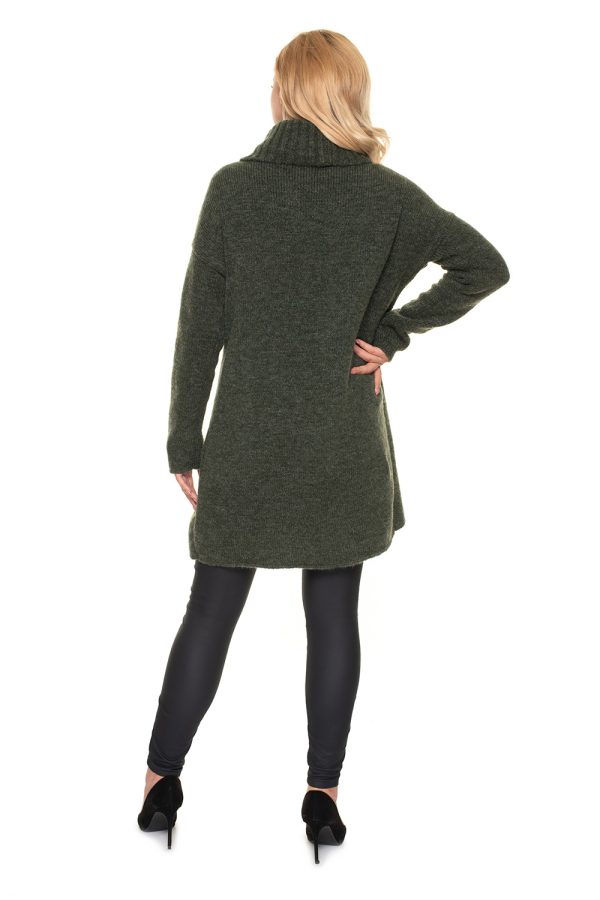 Green Pregnancy Sweater in Sweter Ciążowy with Acrylic, Polyamide, Polyester and Wool