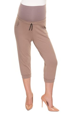 beige Crop pants model 157819 PeeKaBoo