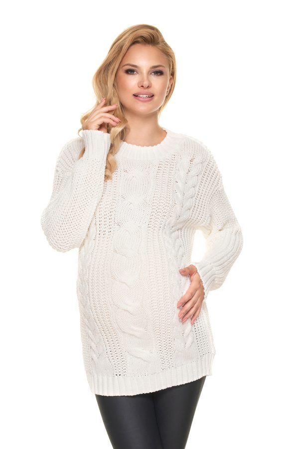Beige Pregnancy Sweater in Sweaters, Pullovers, Jumpers, Turtlenecks, Boleros, Shrugs with Acrylic