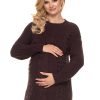 914892 Brown Pregnancy Sweater in Sweaters, Pullovers, Jumpers, Turtlenecks, Boleros, Shrugs with Acrylic