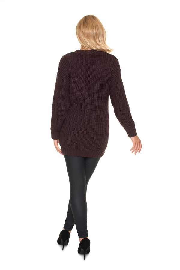 Brown Pregnancy Sweater in Sweaters, Pullovers, Jumpers, Turtlenecks, Boleros, Shrugs with Acrylic