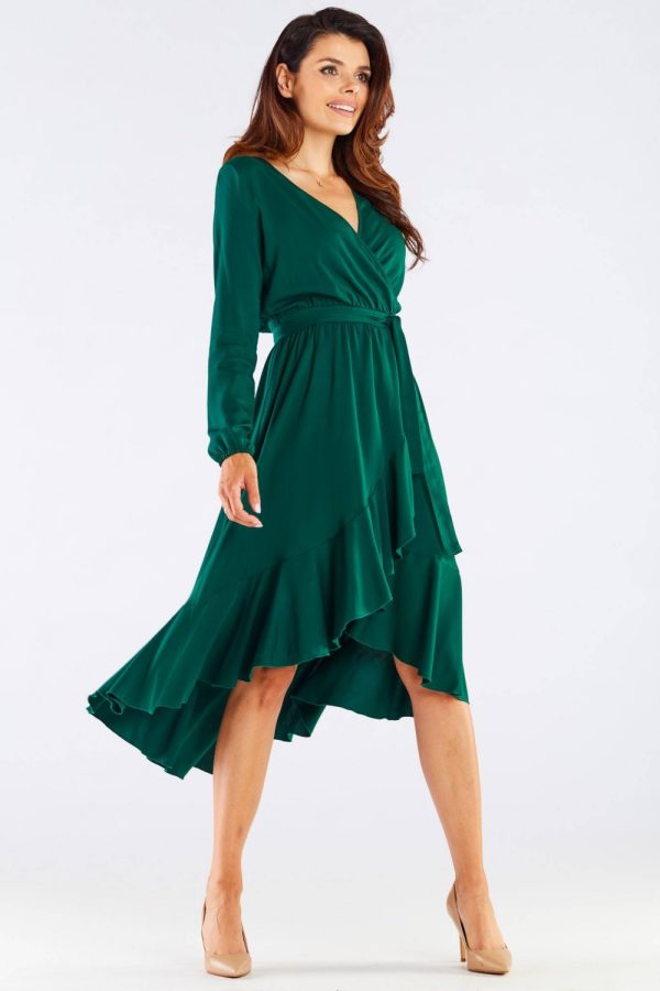 Green Cocktail Dress in Formal Dresses, Cocktail Dresses with Spandex and Viscose