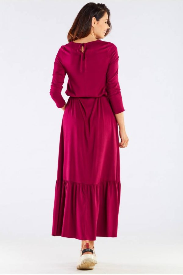 Red Daydress in Day Dresses with Spandex and Viscose