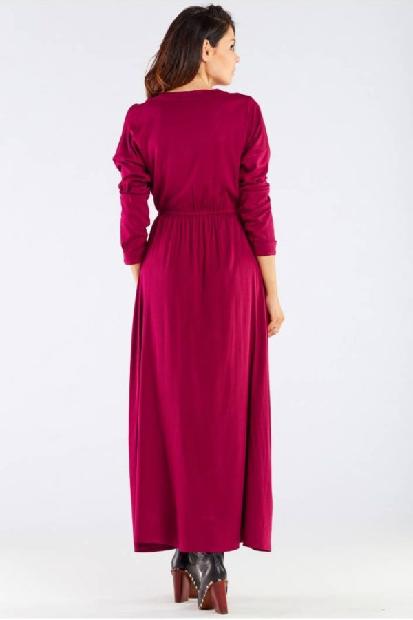 Red Daydress in Day Dresses with Spandex and Viscose