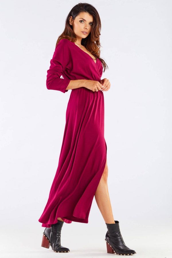 Red Daydress in Day Dresses with Spandex and Viscose