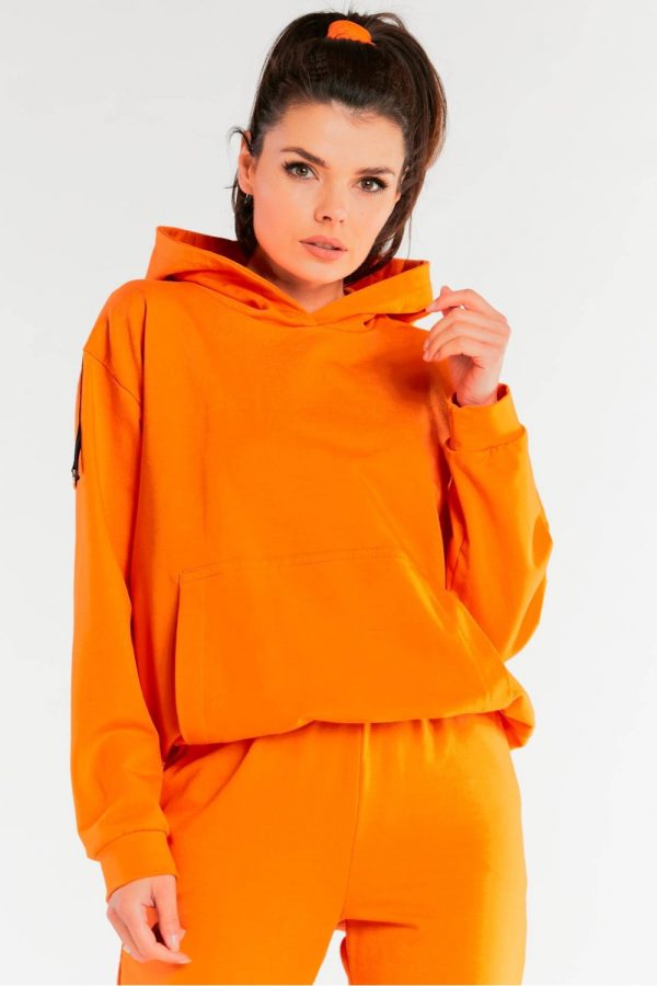 orange Sweatshirt model 159251 Infinite You