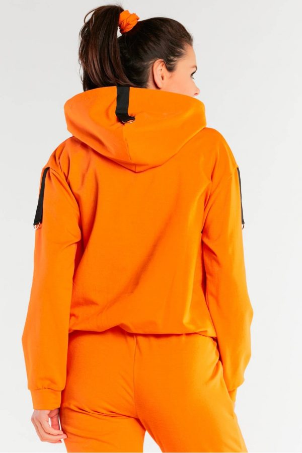 orange Sweatshirt model 159251 Infinite You
