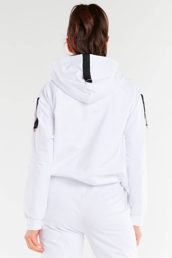 white Sweatshirt model 159253 Infinite You