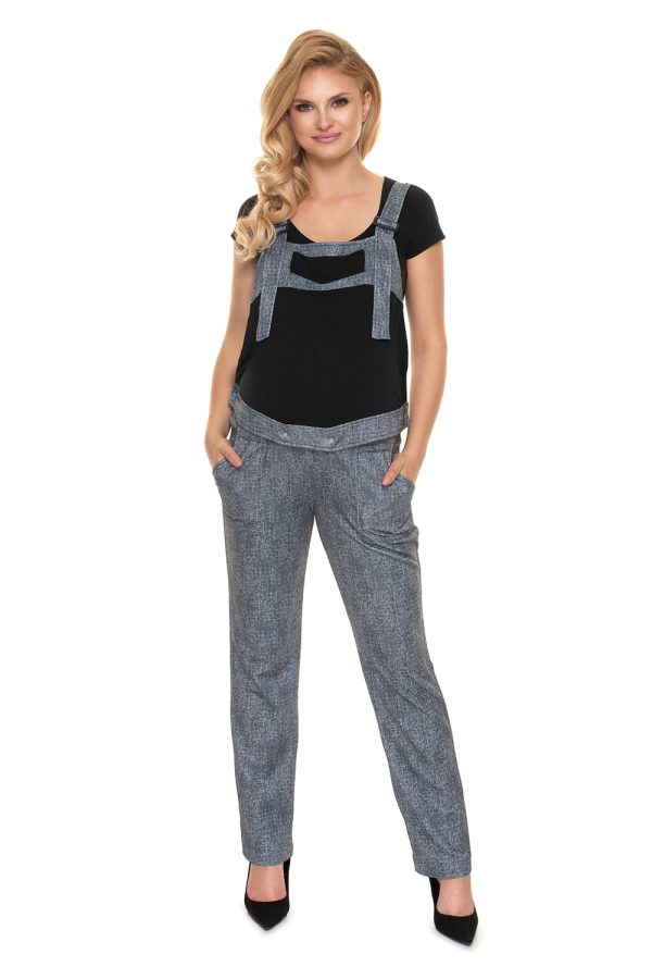 black Pregnancy overalls model 159435 PeeKaBoo