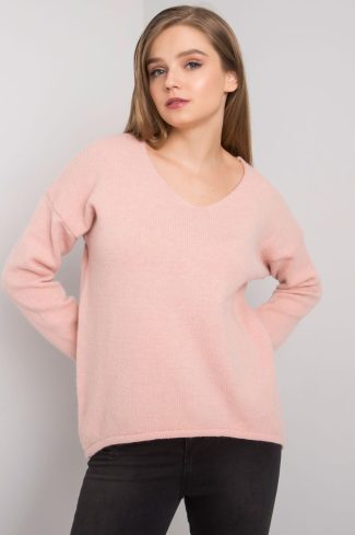 Pink Jumper in Sweaters, Pullovers, Jumpers, Turtlenecks, Boleros, Shrugs with Acrylic, Spandex, Nylon and Wool