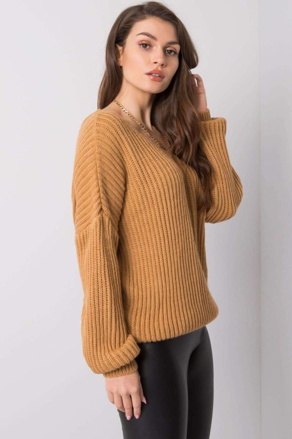 Brown Jumper in Sweaters, Pullovers, Jumpers, Turtlenecks, Boleros, Shrugs with Acrylic