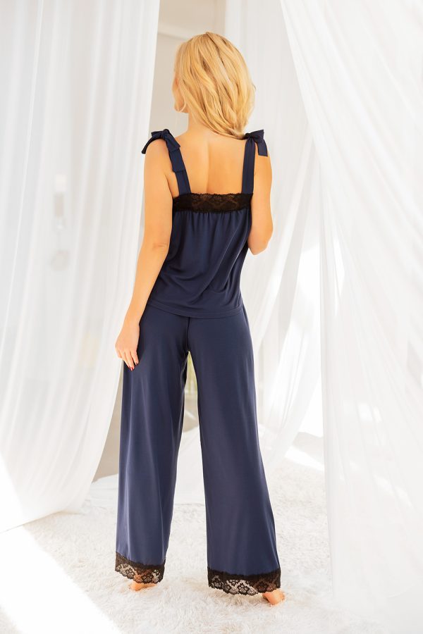 Navy Blue Set..Spandex and Viscose