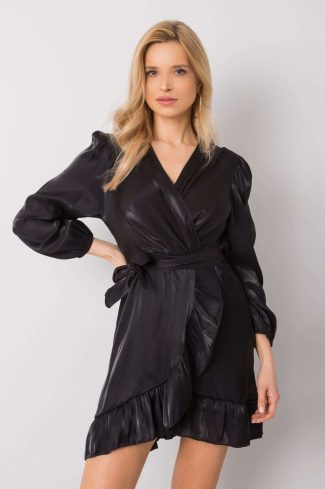 Black Evening Dress in Evening Dresses with Spandex and Polyester