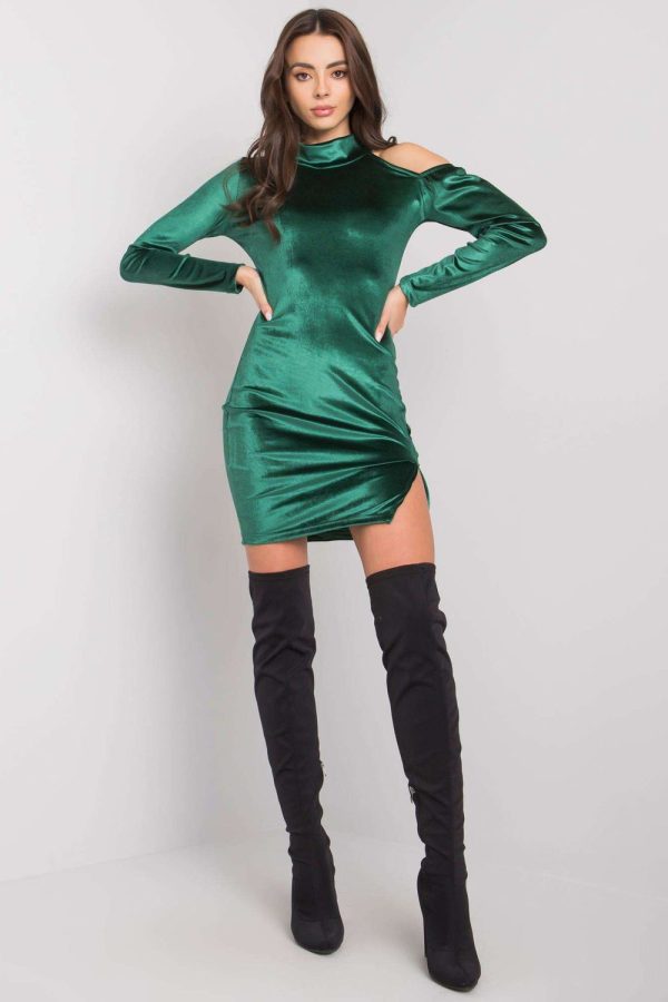 Green Evening Dress in Evening Dresses with Spandex and Viscose
