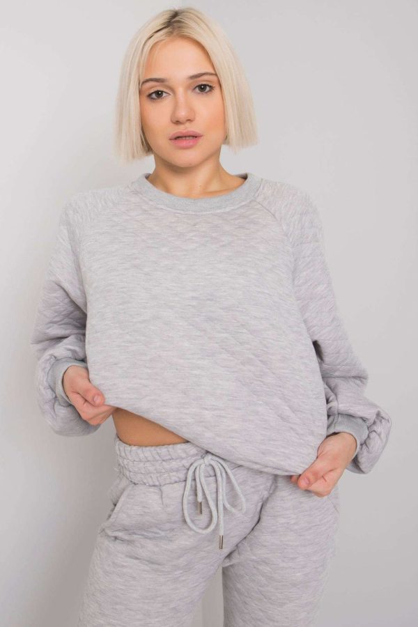 Grey Set in Cotton and Spandex ...