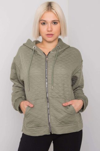 924392 Green Sweatshirt in Cotton and Spandex ..