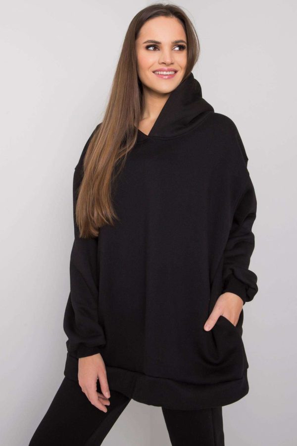 Black Set in Pants, Trousers, Shorts with Cotton and Spandex