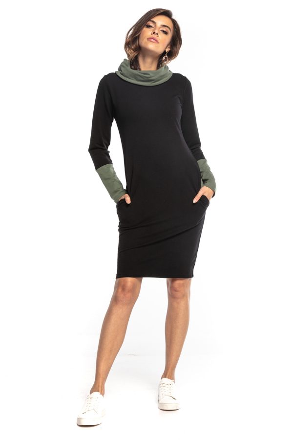 Black Daydress 9 in Cotton and Polyester