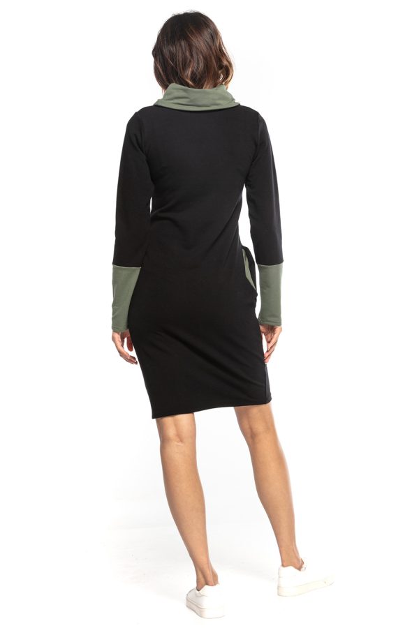 Black Daydress 9 in Cotton and Polyester