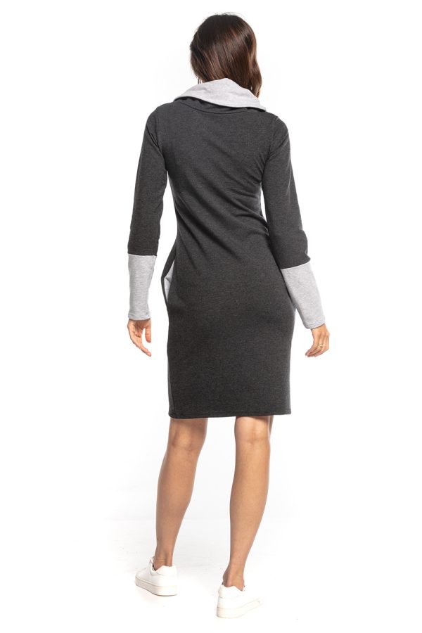 Grey Daydress in Day Dresses with Cotton and Polyester