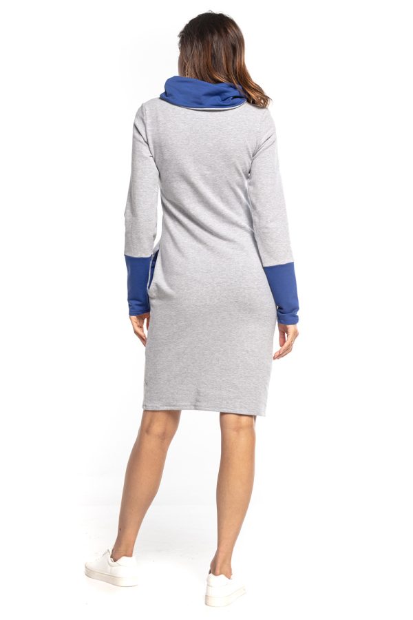 Grey Daydress in Day Dresses with Cotton and Polyester