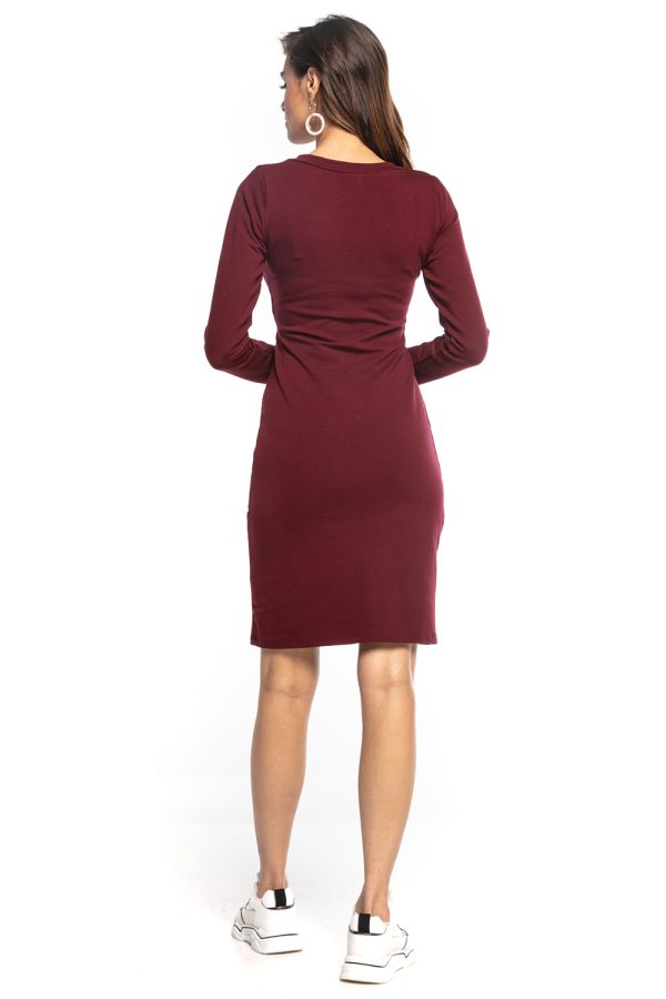 Red Daydress in Day Dresses with Cotton and Polyester