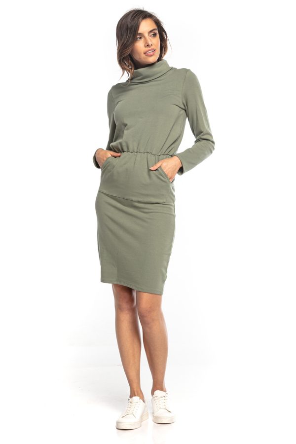 Green Daydress 3 in Cotton and Polyester