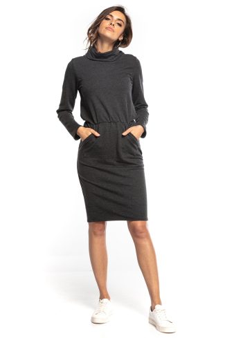 Grey Daydress 9 in Cotton and Polyester