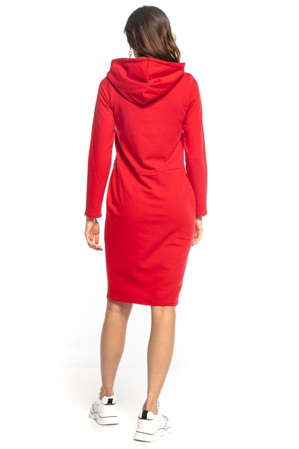 Red Daydress in Day Dresses with Cotton and Polyester