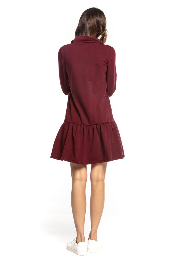 Red Daydress in Day Dresses with Cotton and Polyester