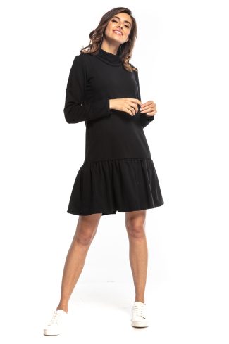Black Daydress in Day Dresses with Cotton and Polyester