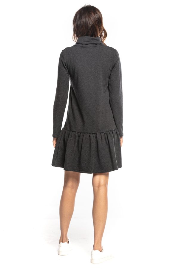 Grey Daydress 6 in Cotton and Polyester