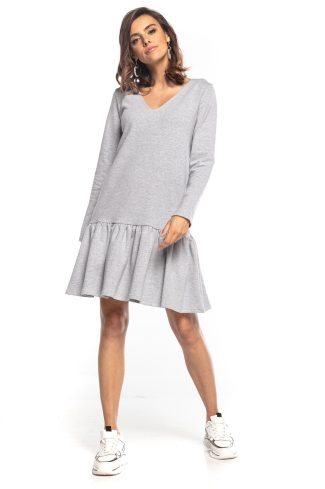 Grey Daydress 2 in Cotton and Polyester