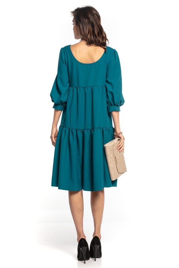 Green Daydress 6 in Spandex and Polyester