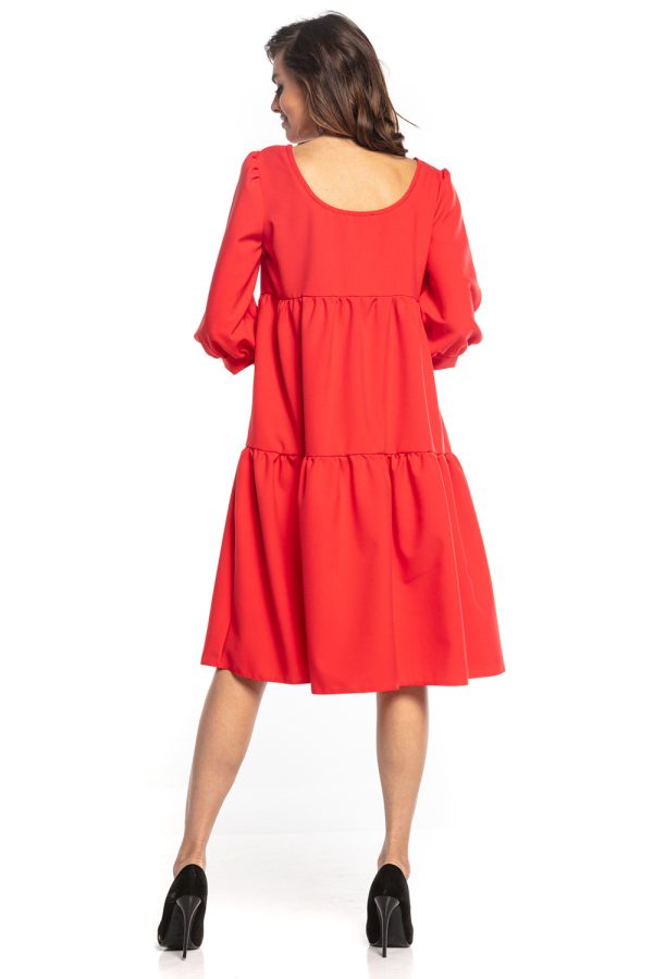 Red Daydress 2 in Spandex and Polyester
