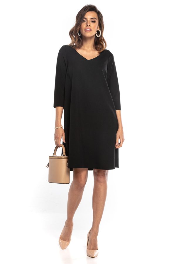 Black Daydress 8 in Spandex and Polyester