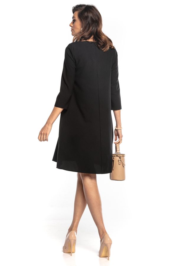 Black Daydress 8 in Spandex and Polyester