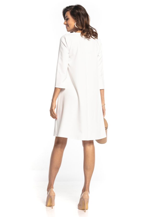 White Daydress 9 in Spandex and Polyester