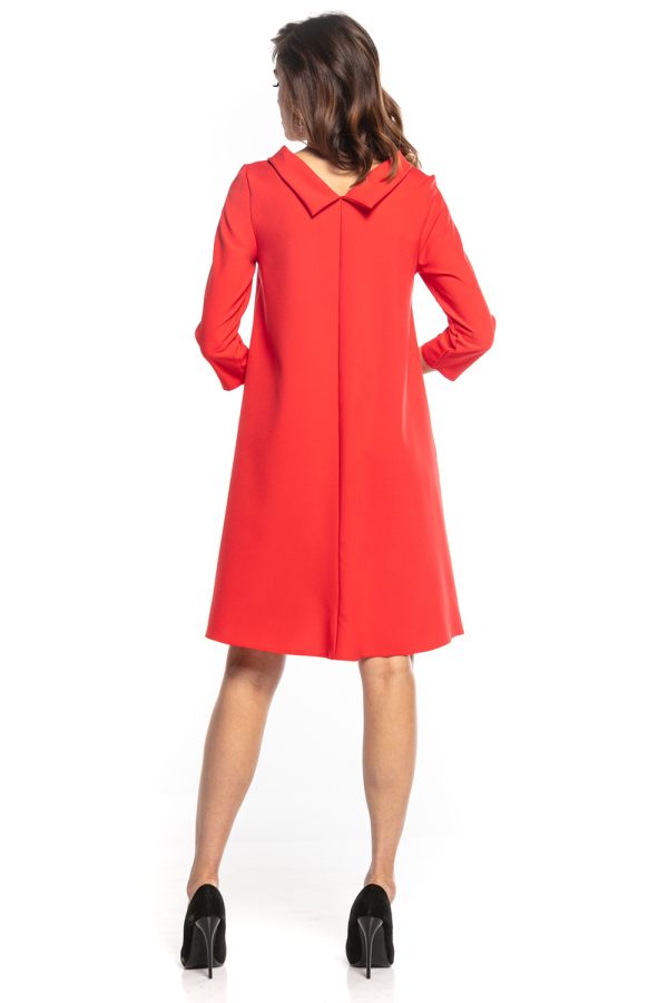 Red Daydress 1 in Spandex and Polyester